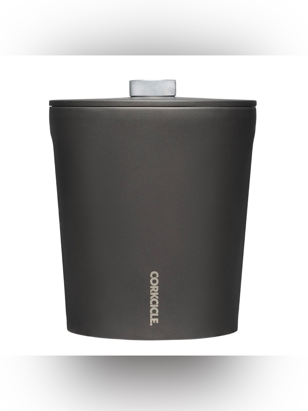 🧊 NEW Corkcicle 100oz Insulated Ice Bucket w/Lid Black Triple Wall Stainless 🧊